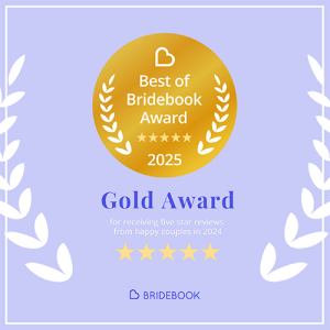 Best of Bridebook Gold 5 Star Award 2025